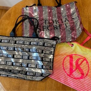 All 3 bags Victoria Secret Totes